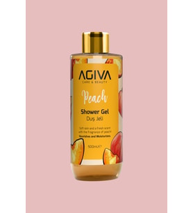 Agiva Şeftali Agiva Care & Beauty Besleyici ve Nemlendirici Duş Jeli 500 ml