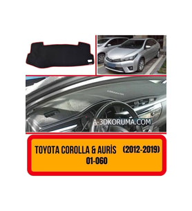 Toyota Corolla E170/e180 2012-2019 Ön Örtüsü Göğüs Panel Torpido Koruma Koruyucu Kılıfı Halısı
