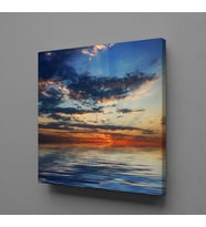 GÖKYÜZÜNÜN DEĞİŞİK RENKLERİ KANVAS TABLO 160x160cm