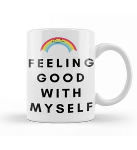 Feeling Good With Myself Kupa Bardak Porselen