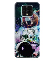 Tecno Camon 16 18P Pova Pova 3 Pova Neo Kılıf Desemli Silikon Astronot Panda 1755