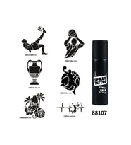 Sporcu Modelleri Spray Tattoo Geçici Dövme Yapma Seti Sprey Dövme Kiti
