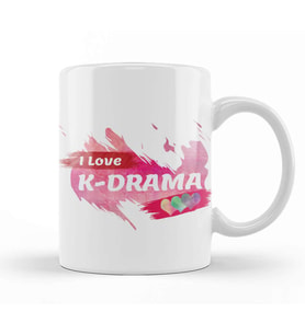 I Love Kdrama Kupa Bardak Porselen