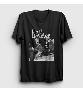 Presmono Unisex Siyah Graveyard Lifelover T-Shirt 452771tt