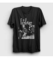 Presmono Unisex Siyah Graveyard Lifelover T-Shirt 452771tt