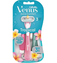 Lexroo Venus Extra Comfort Tropical Kullan At Tıraş Bıçağı, 3‘li Paket
