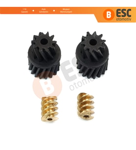 Mercedes W203 W211 CLK W209 A209 İçin 2 Set Merkezi Kilit Tamir Dişlisi 2037200135.