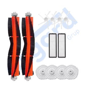 DREAME W10-W10 PRO UYUMLU 2 Ana Fırça 4 Yan Fırça 2 Filtre 4 Mop