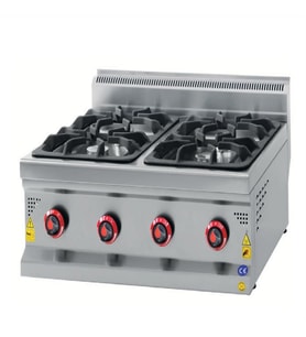 CSA Karacasan 900 Seri Set Üstü 80 cm 4 Gözlü Tüplü Ocak