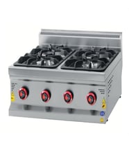 CSA Karacasan 900 Seri Set Üstü 80 cm 4 Gözlü Tüplü Ocak