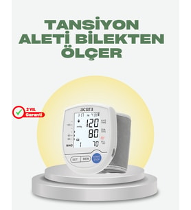 Akıllı Bilek Tansiyon Aleti Hem Şarjlı Hem Pilli Kolay Ölçüm
