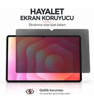 Samsung Galaxy Tab S12 Ultra İle Uyumlu Hayalet Ekran Koruyucu 14.6 İnç SM-X940 Yandan Görünmeyen Anti-Spy Gizlilik (Privacy) Koruması, 9H Nano Kırılmaz Esnek Cam, Parlama Ve Parmak İzi Önleyici