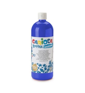 Carioca Tempera Yıkanabilir Poster Boya 1000 ml. KOYU MAVİ 