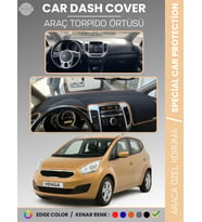KİA VENGA (2009-2011) Torpido Örtüsü Ön Panel Halı Torpido Koruma Tam Uyum Araca Özel Kaymaz