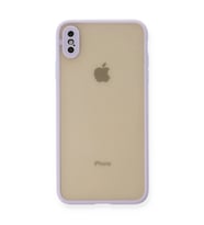 iPhone X Kılıf Montreal Silikon Kapak - Mor