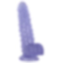 River World 24 cm Uzunluğunda Mor Renk Dildo