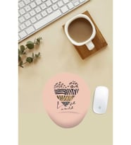 Kalpli Hayvan Desenli Bilek Destekli Mouse Pad