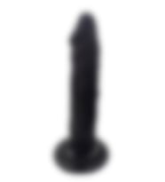 River World 21 cm lik Siyah Tes tissiz Dildo