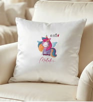 Kişiye Özel Be Cutie Unicorn  Yastık Doğum Günü Hediyesi (Beyaz)