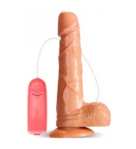 J.B. Titreşimli 17cm Swing Dildo Vibratör