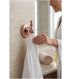 Bronz Retro Bornozluk Rose Bakır Banyo Havluluk Vintage Pirinç 5 Yıl Garant