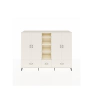 Hyperion Dolap 12 Raflı 3 Çekmeceli 4 Kapaklı 220x44x163 Aytaşı-Aytaşı