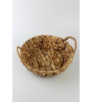 Hasır Rattan Ekmeklik Ekmek Sepeti Yuvarlak 23cm