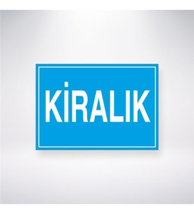 Kiralık 21x28 Arkası Yapışkanlı Levha