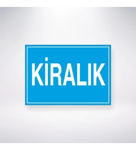 Kiralık 21x28 Arkası Yapışkanlı Levha