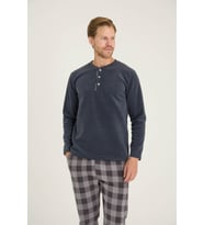 Erkek Pijama Takımı (Gri)