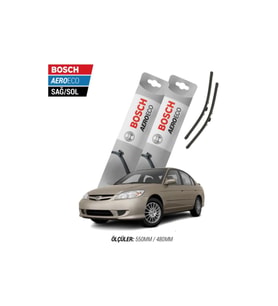 Honda Civic Sedan 2005 Model Bosch Aeroeco Muz Silecek Takımı