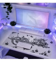 DLG White Dragon Mousepad