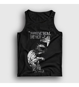 Presmono Unisex Siyah Forgive Them Father Jesus Jojo Atlet 531957tt