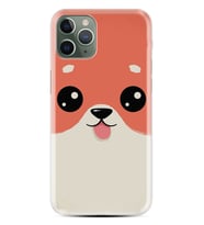 Apple iPhone 11 12 13 14 Pro Max Kılıf Desemli Silikon Sevimli Köpek 1731