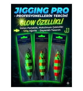 120 Gr Glow Serisi Slow Jig Yemi 3'lü Set