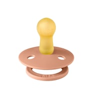 Bibs  Colour Kauçuk Emzik - Peach 6-18 Ay