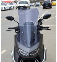 MOTOCAM Falcon Cmax 155 Ön Cam 2023-2026 Model 65cm Füme Renkli 4mm ORTA BOYLU