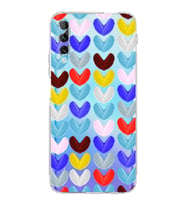 PrintiFy Huawei P Smart Pro ile Uyumlu Water Color 1  Kamera Korumalı Şeffaf  Kılıf