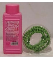 RoseCity Sentetik Gülsuyu 380ml Alana RoseCity Gül Kokulu 99lü Açık Yeşil Namaz Tesbih Hediye