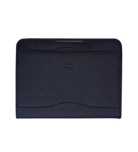 ÖNDER MINBAG 8002-3 MILANO 28,5 x 37 cm GİZLİ SAPLI ÇİFT FERMUARLI EVRAK ÇANTASI SİYAH