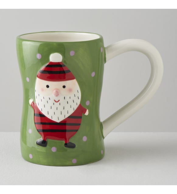 Linens Cute Santa Mug