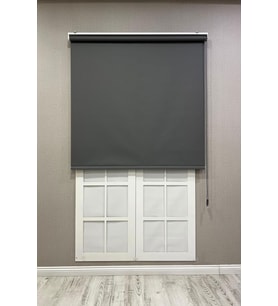 Stor Perde Ithal Mat Polyester Antrasit P1090