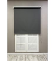 Stor Perde Ithal Mat Polyester Antrasit P1090