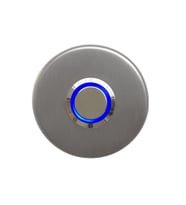 LOCKWAY Z-101M Paslanmaz Tek Kontak Zil Butonu Mavi Led