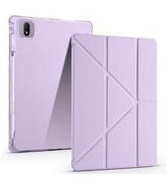 Honor Pad GT Pro Uyumlu Kılıf Zore Tri Folding Kalem Bölmeli Standlı Kılıf (Lila)