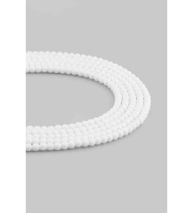 Cam Mat Beyaz Küre Kesim 4mm Dizi