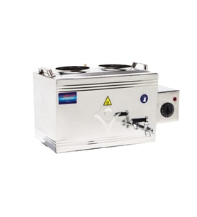 Mizan 25 Lik Gazlı + Elektrikli 20 Litre Üst Çay Kazanı - Üst Kazan
