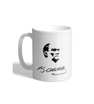 KİŞİYE ÖZEL KEMAL ATATÜRK TASARIMLI KUPA BARDAK 02