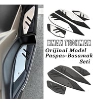 Xmax Techmax 250-300 2024-2025 Paspas Basamak Seti 4 Lü Gümüş Gri