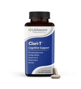 Clari - T /  5 in 1 60 Kapsül. Phosp., Ginkgo biloba , huperzine a, vinpocetine &. bacopa